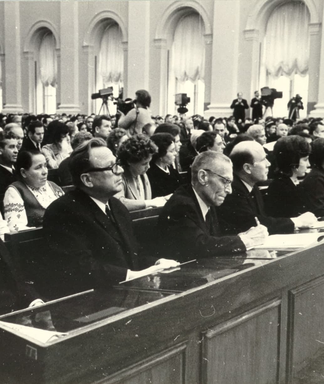 A conference hall during a session